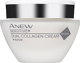Rewitalizujący krem do twarzy - Avon Anew Sensitive+ Dual Collagen Cream — Zdjęcie N2