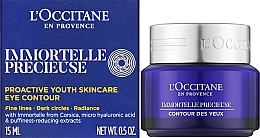 Balsam do skóry wokół oczu - L'Occitane En Provence Immortelle Precieuse Eye Balm  — Zdjęcie N2