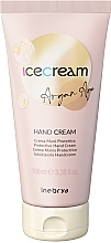 Krem do rąk z olejkiem arganowym - Inebrya Ice Cream Argan-Age Hand Cream — Zdjęcie N1