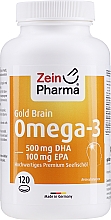 Suplement diety Omega-3 - ZeinPharma Omega-3 Gold Brain Edition — Zdjęcie N3