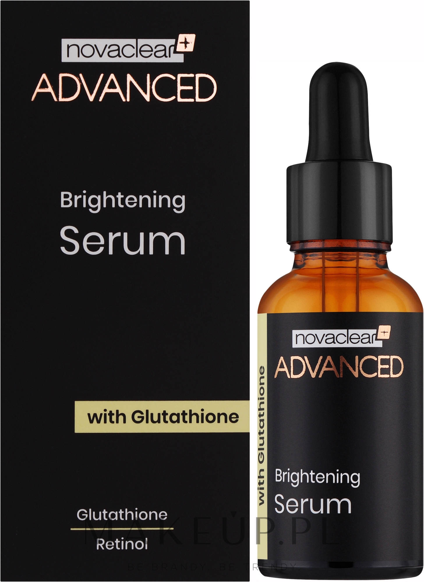 Serum rozjaśniające do twarzy z glutationem - Novaclear Advanced Brightening Serum with Glutathione — Zdjęcie 30 ml