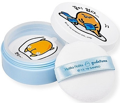 Transparentny puder sypki - Holika Holika Gudetama Pore Cover Powder — Zdjęcie N1