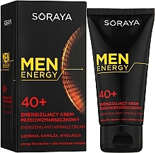 Energizujący krem przeciwzmarszczkowy dla mężczyzn 40+ - Soraya Men Energy — Zdjęcie N2