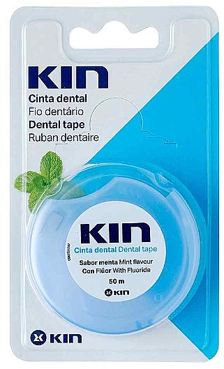 Nić dentystyczna - Kin Dental Tape Peppermint — Zdjęcie N1