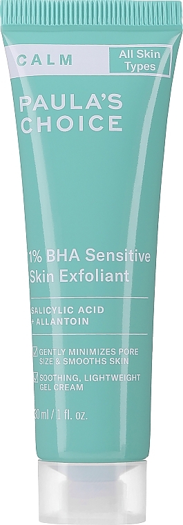 Środek złuszczający do twarzy - Paula's Choice Calm 1% BHA Sensitive Skin Exfoliant Travel Size — Zdjęcie N1