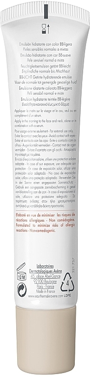 Lekki krem nawilżający BB SPF 30 - Avene Hydrance BB-Light Tinted Hydrating Emulsion SPF30 — Zdjęcie N2