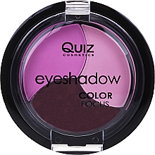 Potrójny cień do powiek - Quiz Cosmetics Color Focus Eyeshadow 3 — Zdjęcie N2