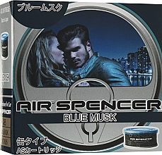 Kup Odświeżacz powietrza do samochodu - Eikosha Air Spencer Blue Musk A-85