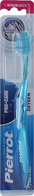 PRZECENA! Szczoteczka do zębów średnia niebieska - Pierrot Oxygen Medium Toothbrush * — Zdjęcie N2