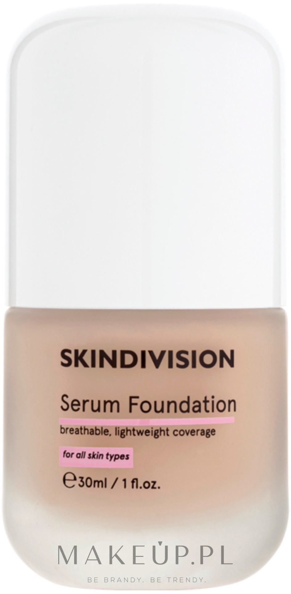 Jedwabiste serum-podkład do twarzy - SkinDivision Serum Foundation — Zdjęcie Light