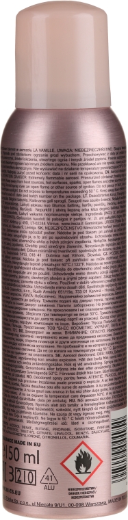 Perfumowany dezodorant w sprayu - Bi-Es La Vanille — Zdjęcie N2