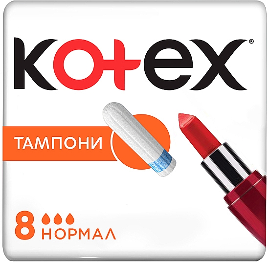 Tampony, 8 szt. - Kotex Normal Tampons — Zdjęcie N1