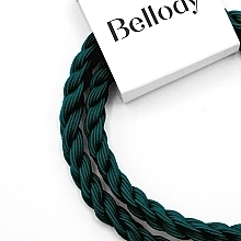 Gumka do włosów, quetzal green, 4 szt. - Bellody Original Hair Ties — Zdjęcie N3