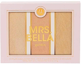 Kup Paleta rozświetlaczy - BH Cosmetics Mrs. Bella Highlighter Palette