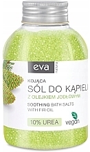 Sól do kąpieli z olejkiem jodłowym i mocznikiem 10% - Eva Natura Bath Salt 10% Urea — Zdjęcie N1