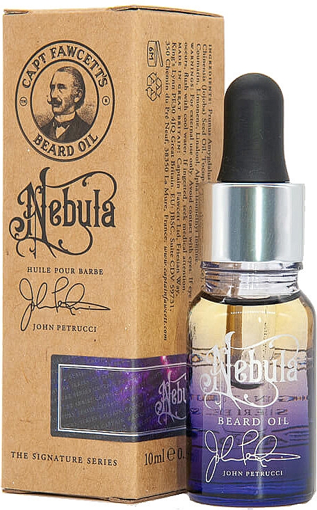Olejek do brody - Captain Fawcett John Petrucci's Nebula Beard Oil — Zdjęcie N1