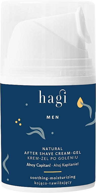 Naturalny krem-żel po goleniu - Hagi Men Natural After Shave Cream-Gel Ahoy Captain — Zdjęcie N1