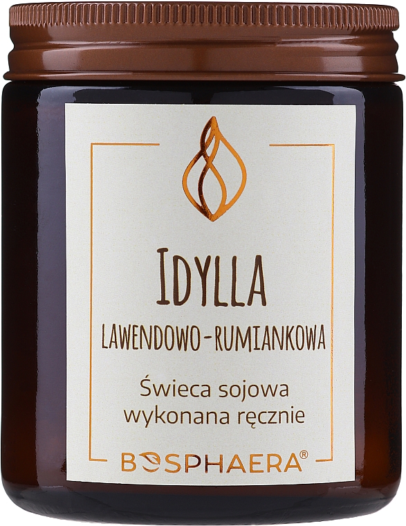 Zapachowa świeca sojowa Idylla lawendowo-rumiankowa - Bosphaera — Zdjęcie N1