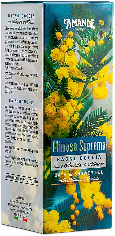 L'Amande Mimosa Suprema - Żel pod prysznic — Zdjęcie N2