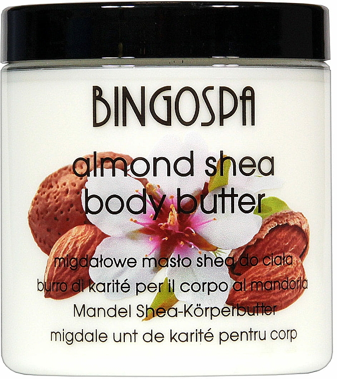 Migdałowe masło shea do ciała - BingoSpa Almond Body Butter Shea — Zdjęcie N1