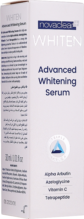 Wybielające serum do twarzy - Novaclear Whiten Whitening Serum — Zdjęcie N1