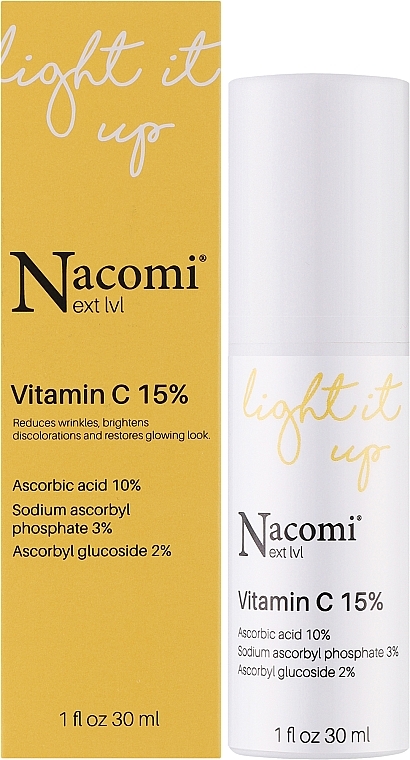 Serum do twarzy z witaminą C 15% - Nacomi Next Level Vitamin C 15%  — Zdjęcie N2