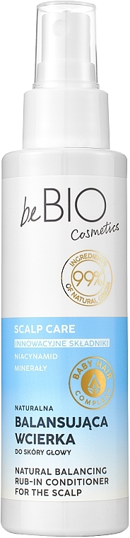 Naturalny balsam równoważący skórę głowy - BeBio Scalp Care Baby Hair Complex — Zdjęcie N1