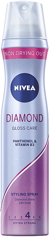 Lakier do włosów nadający blask - NIVEA Hair Care Diamond Gloss Styling Spray