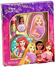 Zestaw - EP Line Disney Princess Beauty Set (lip/balm/4g + nail/polish/1pcs + lip/gloss/1pcs + mirror/1pcs) — Zdjęcie N2