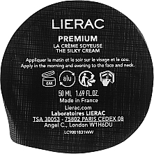 Krem przeciwstarzeniowy do twarzy - Lierac Premium The Silky Cream (wymienna jednostka) — Zdjęcie N1