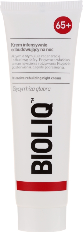 Intensywnie regenerujący krem na noc - Bioliq 65+ Intensive Rebuilding Night Cream — Zdjęcie N1