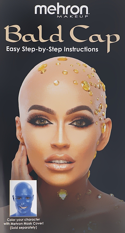 Łysa głowa na bazie lateksu - Mehron Latex Based Bald Cap — Zdjęcie N1