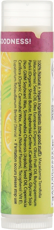 Naturalny balsam do ust Mięta pieprzowa i trawa cytrynowa - Crazy Rumors Mint Lemongrass Lip Balm — Zdjęcie N2