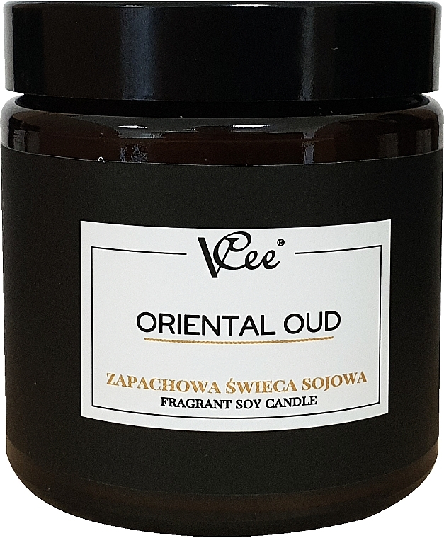 Zapachowa świeca sojowa Orientalny oud - Vcee Oriental Oud Fragrant Soy Candle — Zdjęcie N1