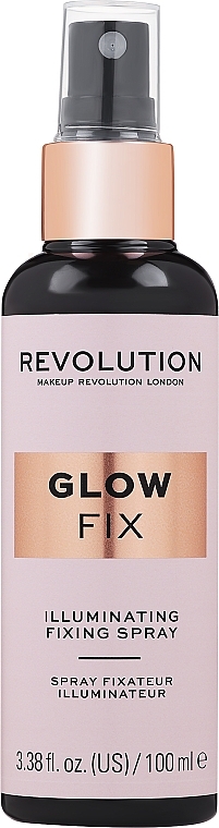 Rozświetlający utrwalacz makijażu w sprayu - Makeup Revolution Pro Fix Illuminating Fixing Spray — Zdjęcie N1