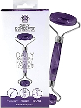 Wałek do masażu twarzy, ametyst - Daily Concepts Daily Amethyst Facial Roller — Zdjęcie N1
