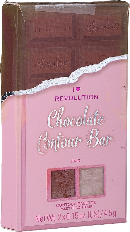 PRZECENA! Paleta do konturowania twarzy - I Heart Revolution Chocolate Contour Bar * — Zdjęcie N3