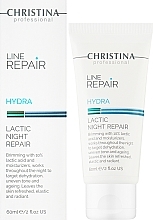 Krem do twarzy Nocna regeneracja, z kwasem mlekowym - Christina Line Repair Hydra Lactic Night Repair — Zdjęcie N2