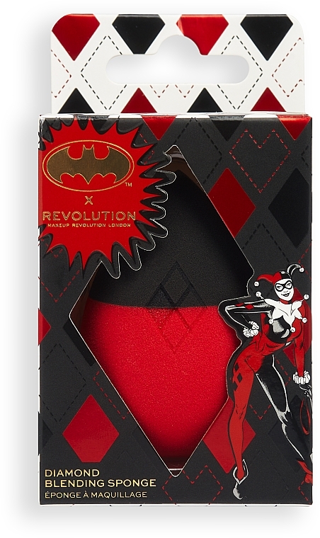 Gąbka do makijażu - Makeup Revolution X DC Harley Quinn Diamond Blending Sponge — Zdjęcie N1