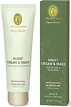 Kup Wygładzająca kremowa maska odnawiająca do twarzy - Primavera Glowing Age Smoothing & Renewing Night Cream & Mask