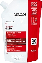 Tonizujący szampon przeciw wypadaniu włosów - Vichy Dercos Energy+ Stimulating Shampoo (uzupełnienie)  — Zdjęcie N1
