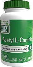 Suplement diety Acetylo L-karnityna, 500 Mg - Health Thru Nutrition Acetyl L-Carnitine 500 Mg — Zdjęcie N1