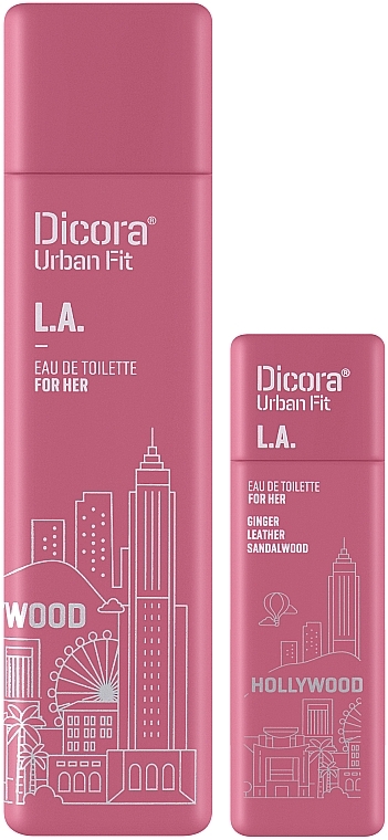 Dicora Urban Fit L.A. - Zestaw (edt 100 ml + edt 30 ml) — Zdjęcie N2