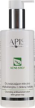 Oczyszczające mleczko antybakteryjne z zieloną herbatą - APIS Professional Acne-Stop — Zdjęcie N3