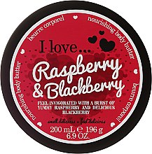 Kup Odżywcze masło do ciała Malina i jeżyna - I Love... Raspberry & Blackberry Nourishing Body Butter