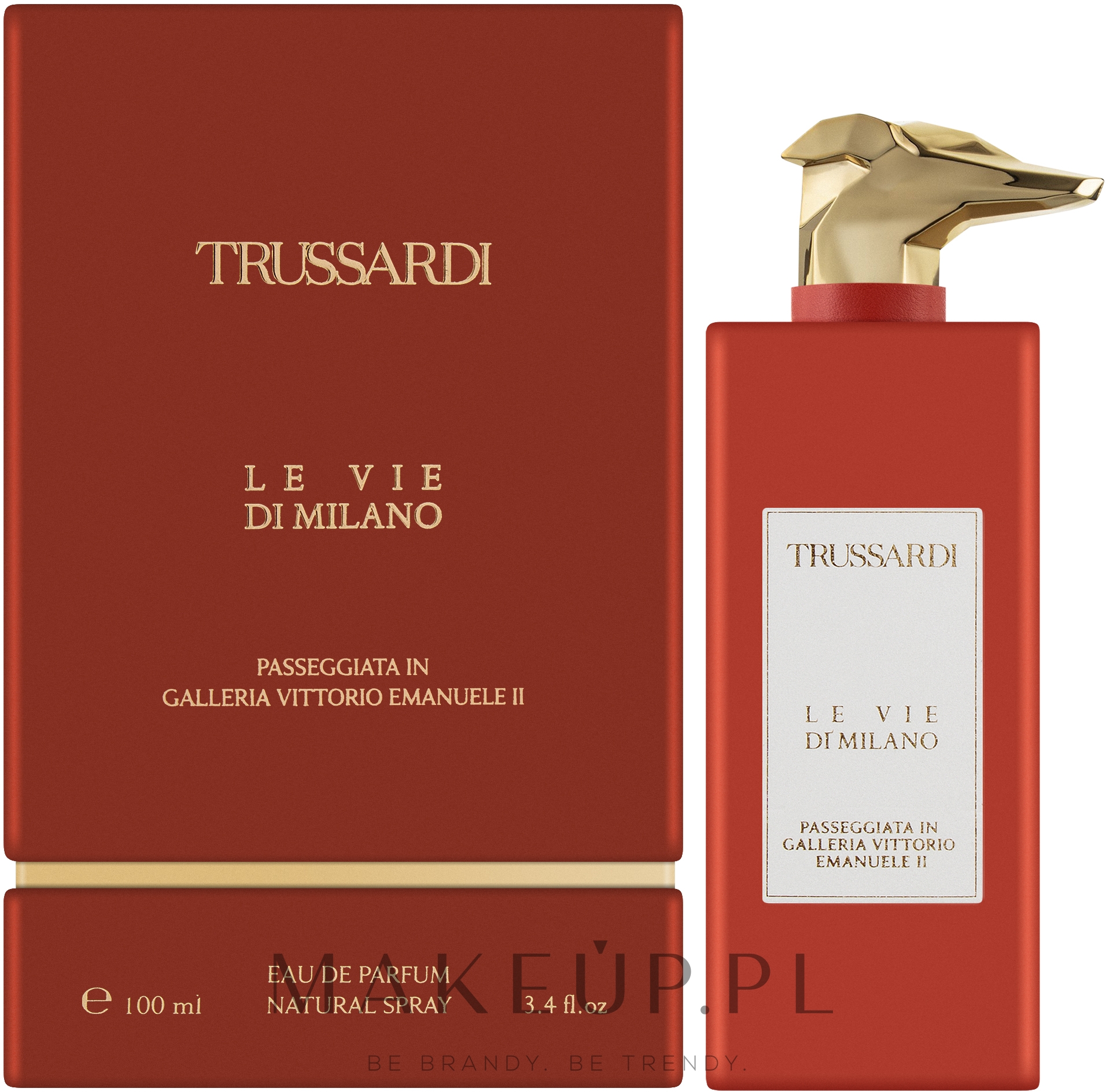 Trussardi Le Vie Di Milano Passeggiata In Galleria Vittorio Emanuele II - Woda perfumowana — Zdjęcie 100 ml