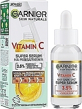 PRZECENA! Super serum na przebarwienia z witaminą C - Garnier Skin Naturals Super Serum * — Zdjęcie N1