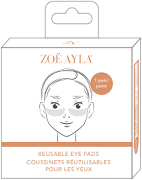 Płatki pod oczy, 2 szt - Zoe Ayla Reusable Glitter Eye Pads — Zdjęcie N3