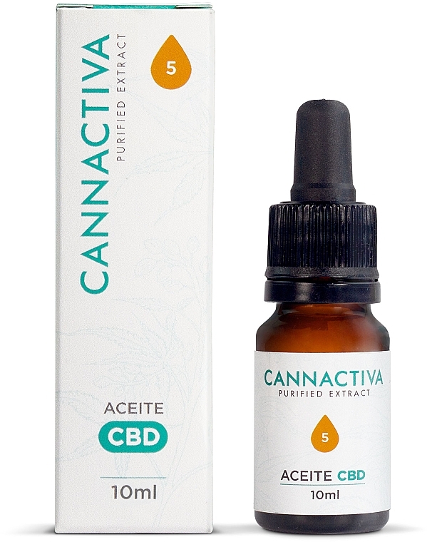 PRZECENA! Olejek CBD 5% pełnego spektrum - Cannactiva Purified CBD Oil 5% Full Spectrum * — Zdjęcie N1