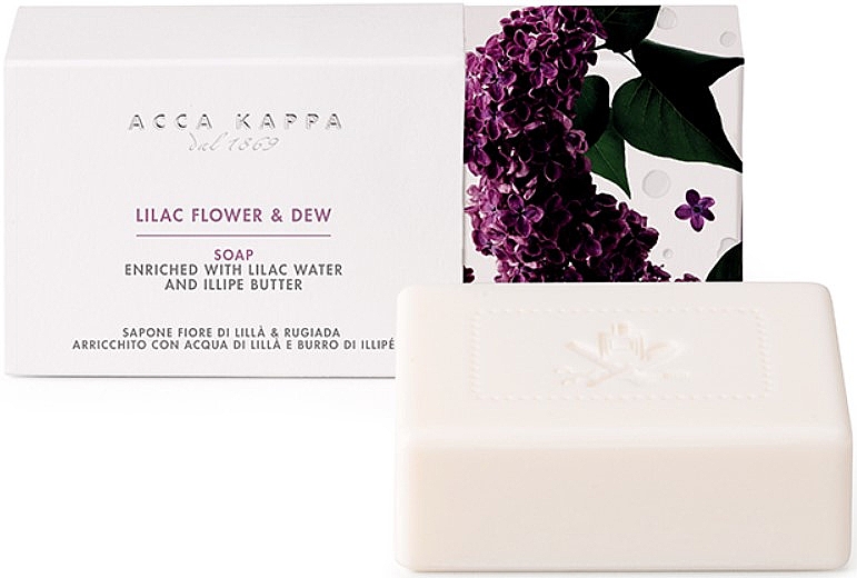 Mydło Kwiat bzu i rosa - Acca Kappa Lilac Flower & Dew Soap — Zdjęcie N1
